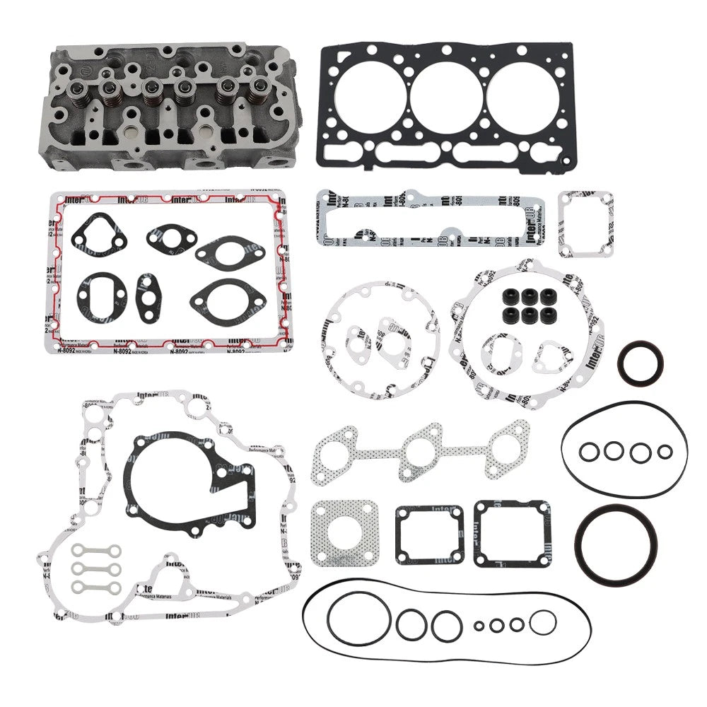Complete Engine Cylinder Head Assembly for Kubota D1305 (B26, FZ2400, RTV1100)