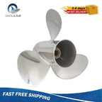 9 7/8 x 12 Stainless Steel Propeller for Yamaha 20-30HP (10 Tooth, RH)