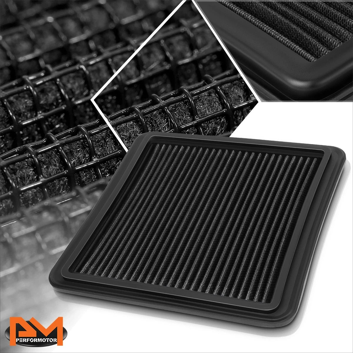 Reusable High Flow Air Filter Panel for Mitsubishi L200/Triton (2006–2015)