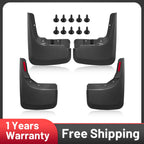 Front Rear Splash Guards Mud Flaps for Chevrolet Silverado 1500 (2019–2022)