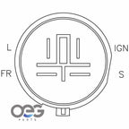 Voltage Regulator for Honda CRX L4 1.6L (1988-1991)