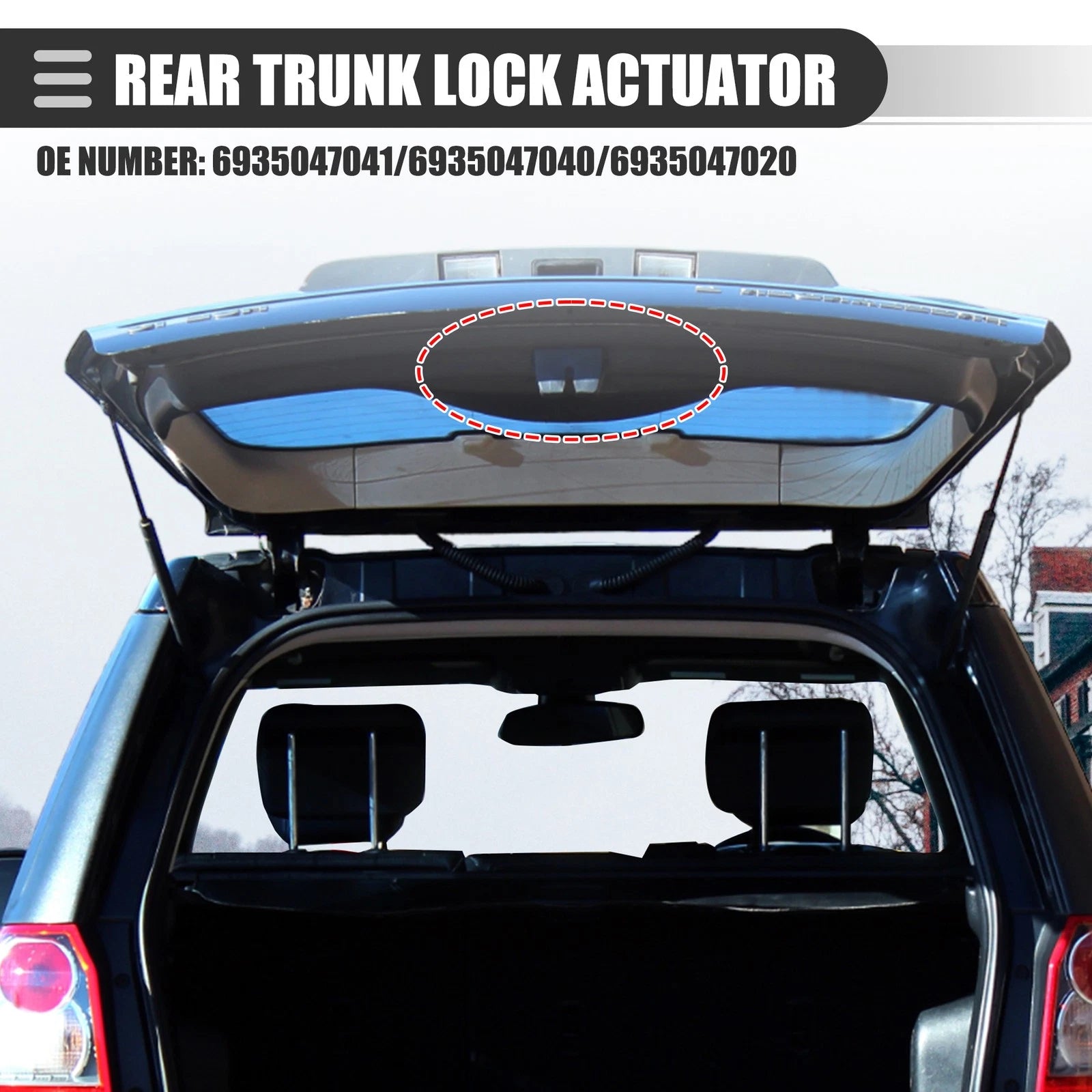 Rear Trunk Lock Actuator for Toyota Prius (2010–2015) No. 6935047041/6935047040