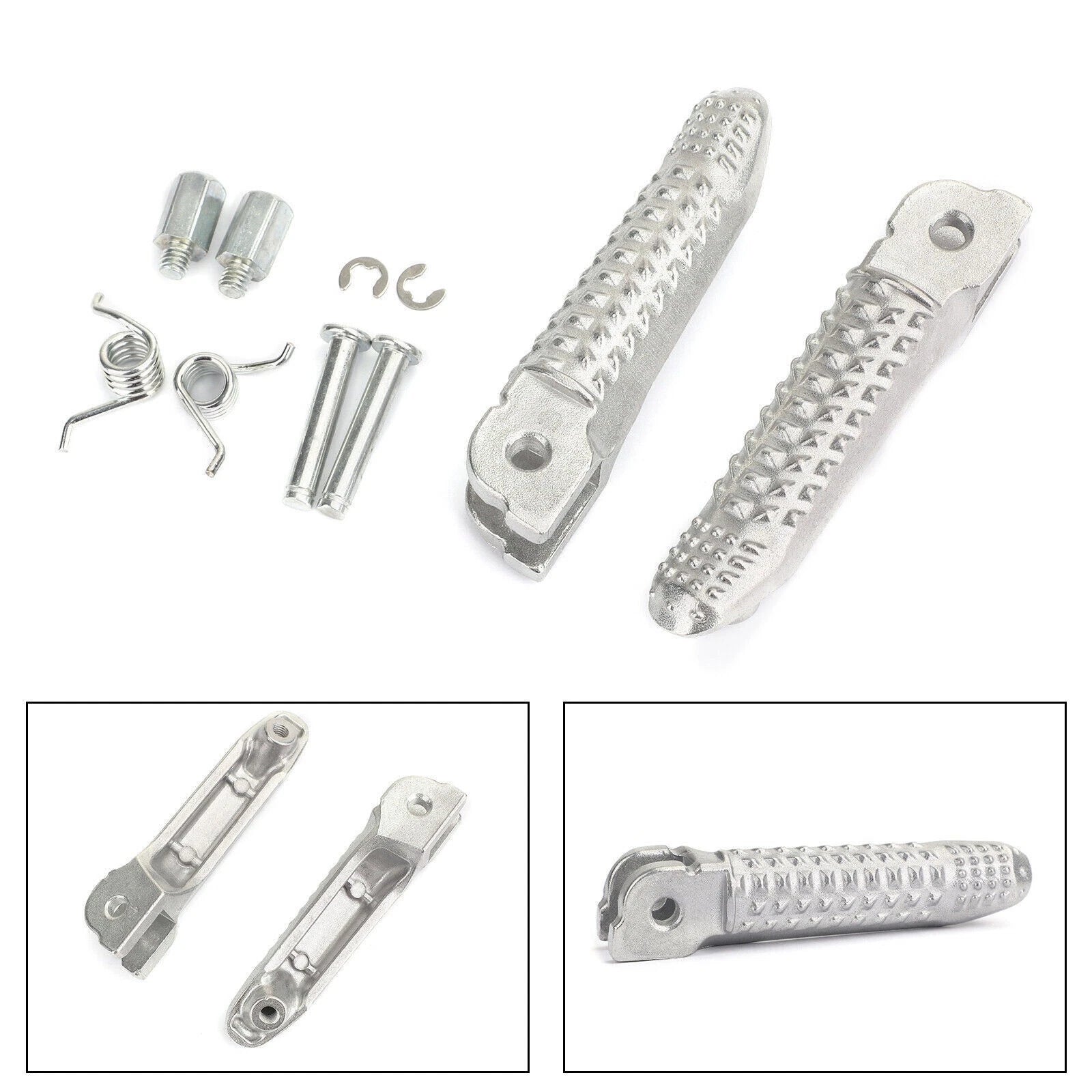 Front Footrests Foot Pegs for BMW S1000RR K46, S1000R K47, HP4 K42, RnineT Racer (2010–2023)