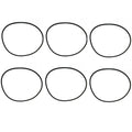 Set of 6 O Ring Cylinder Bore Seals for Mercury 200-300 HP EFI (200-225-250-300) 25-818573