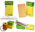 Set of 4 Mann Oil Air Paper Cabin Fuel Filters for BMW E53 X5 (2001–2002)