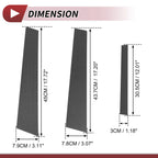 Set of 6 Door Pillar Window Trim for Nissan Altima (2007–2012) Carbon Fiber