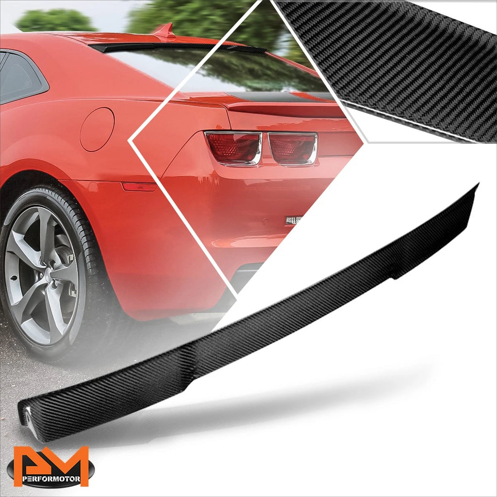 Carbon Fiber Rear Window Spoiler for Chevy Camaro Coupe (2010–2015)