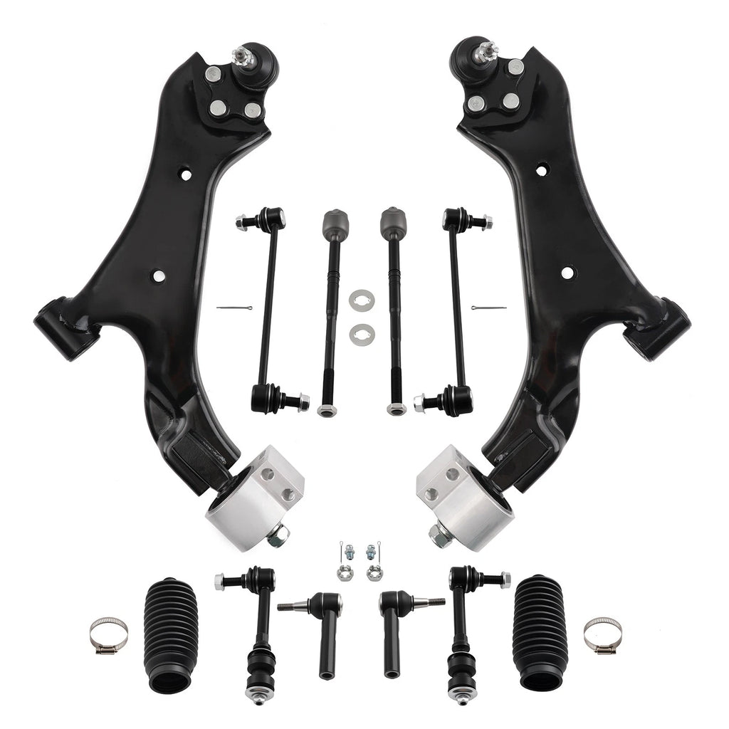 12Pcs Front Lower Control Arms for Chevrolet Equinox, GMC Terrain (2010–2017)