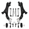 12Pcs Front Lower Control Arms for Chevrolet Equinox, GMC Terrain (2010–2017)