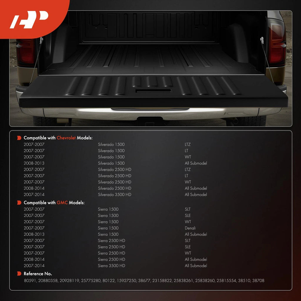 Tailgate Hardware Rebuild Kit with Cable for Chevy Silverado GMC