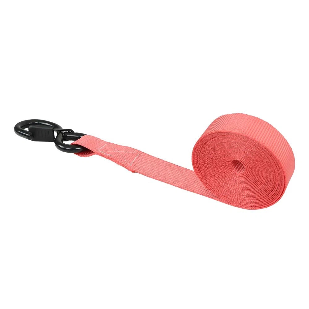 Set of 4 Ratchet Tie Down Straps for Secure Cargo (15 FT)