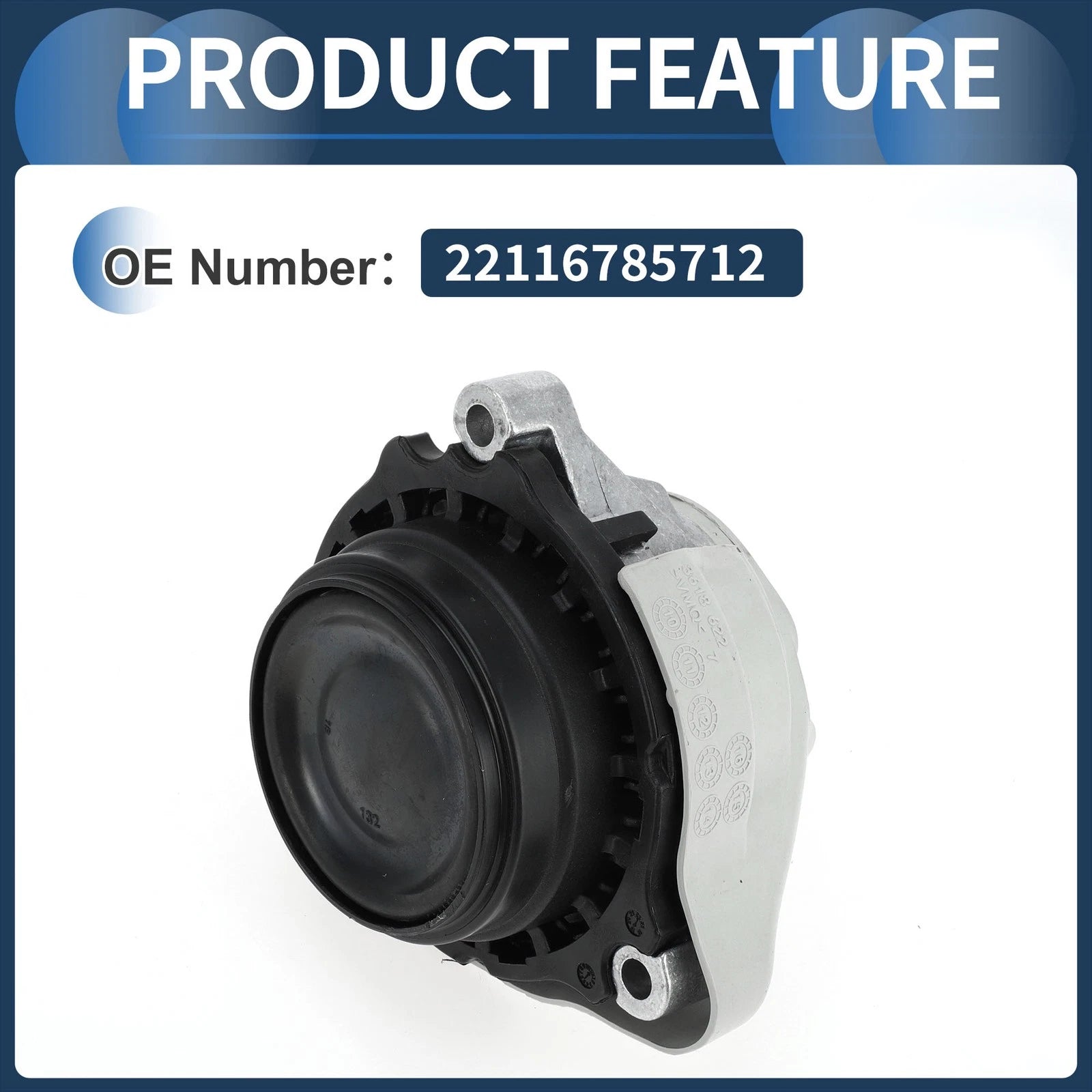 Engine Motor Mount for BMW X3 F25 (2011–2017) 3.0L A/MT 4WD