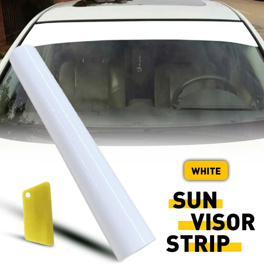 Sun Visor Strip for Windshield Banner (Universal Fit)