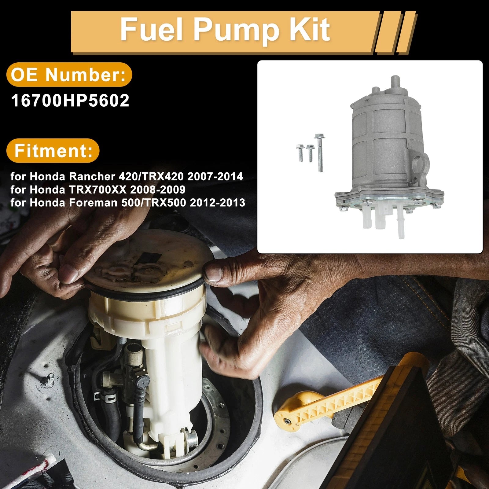 Fuel Pump for Honda Rancher 420/TRX420 (2007–2014) No. 16700HP5602