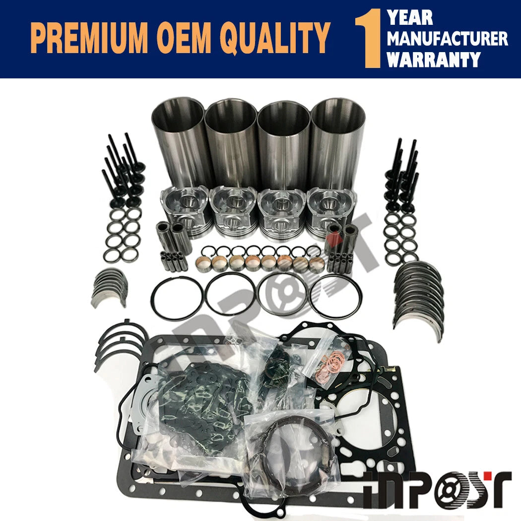Overhaul Rebuild Kit for Kubota M105S (V3800, V3800DI-T)