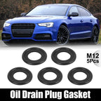 5 x M12 Universal Rubber Oil Drain Plug Gaskets for Buick, Chevy