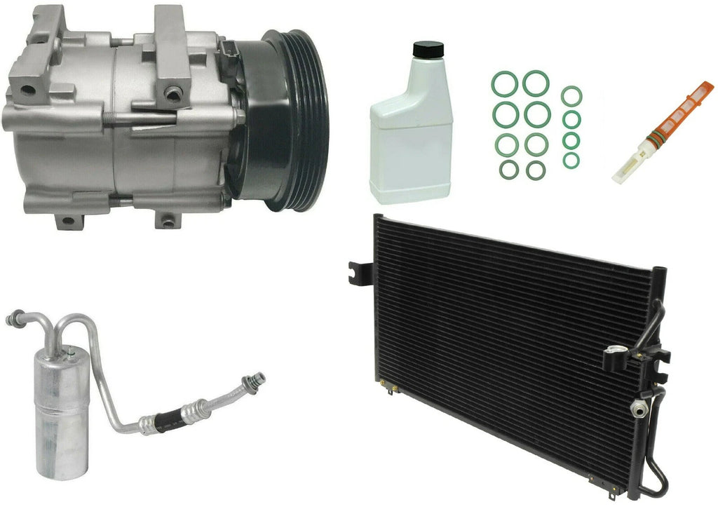 AC Compressor Kit with Condenser for Toyota Corolla AE91 (1986–1987)