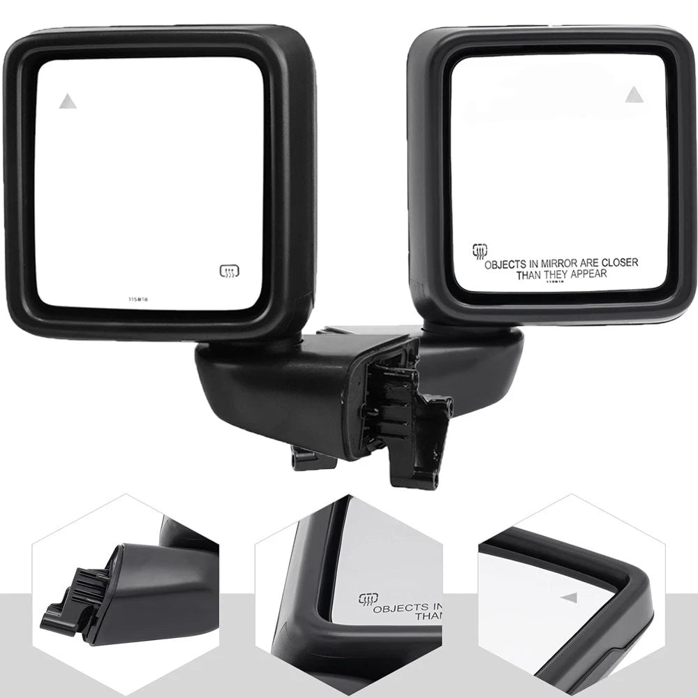 7 Pin Side Mirror w/ Blind Spot for Jeep Wrangler Gladiator (2018–2025)