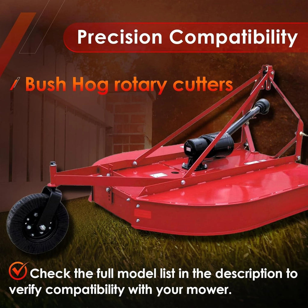 Tail Wheel Fork for Bush Hog Rotary Cutter (1-1/4" Yoke, 3/4" Axle)