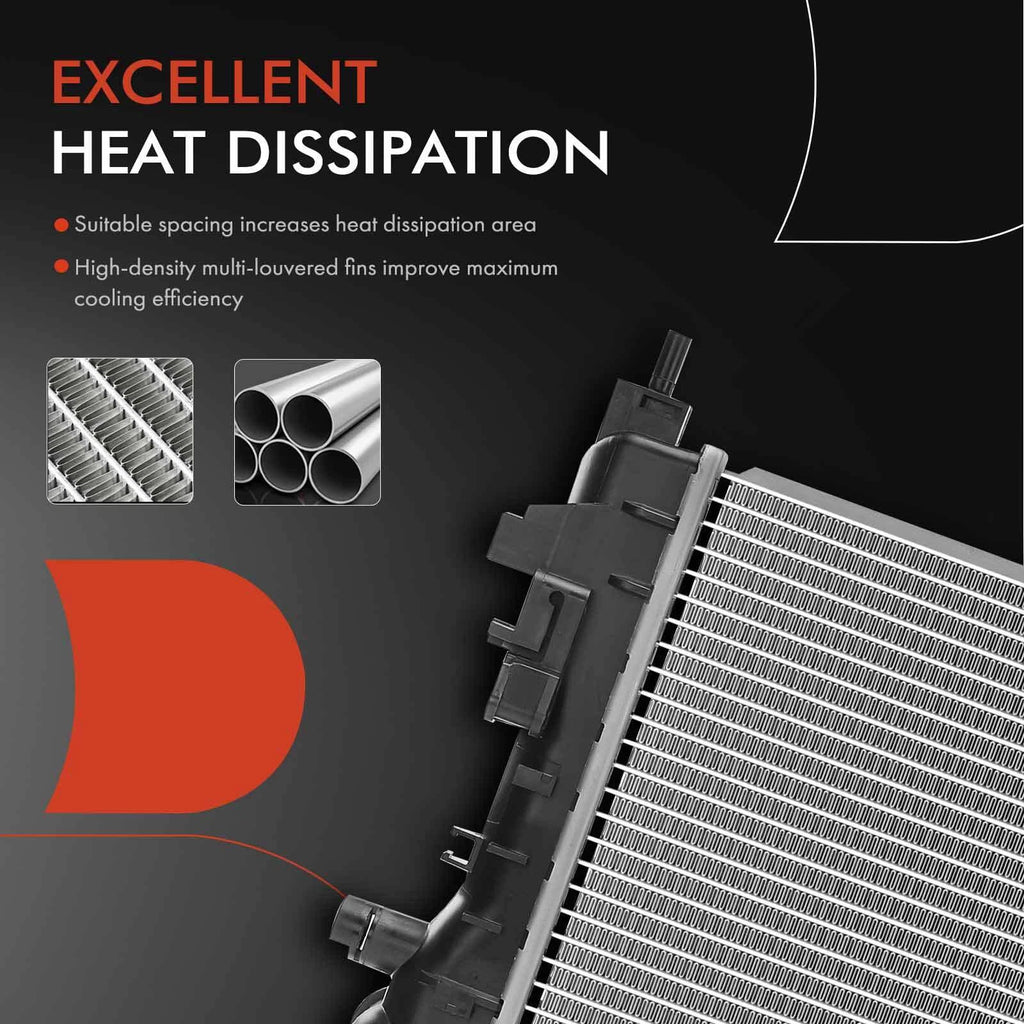 Radiator with Trans Oil Cooler for Chevrolet Cruze (2011–2019)