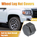 20 Pcs 22mm Wheel Lug Nut Cover for Land Rover Range Rover Sport (2006–2013) Gray