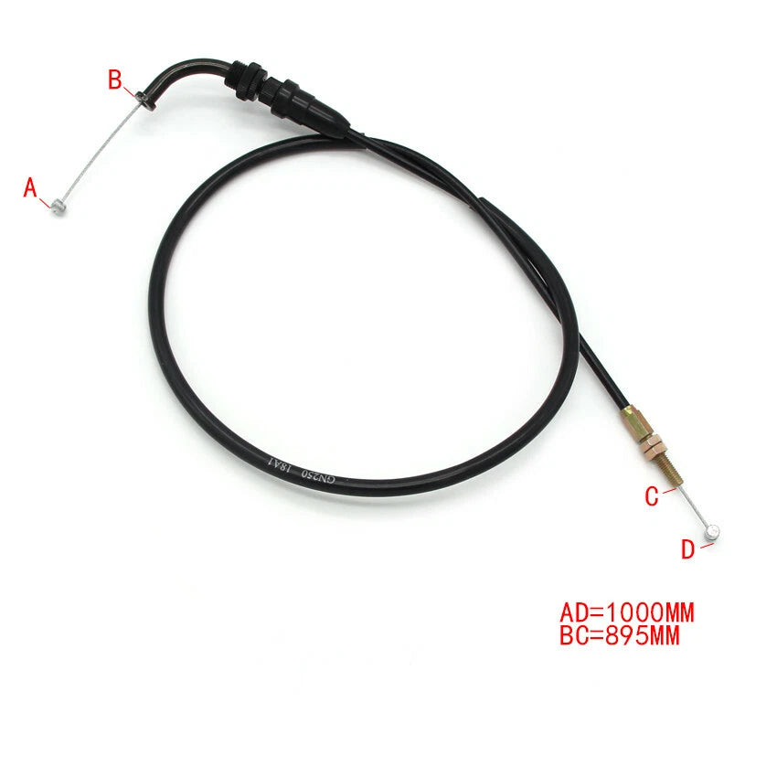 Throttle Cable for Suzuki GS450E GS550L GS500E GS650G GS850G GS1000G (1979–1983)