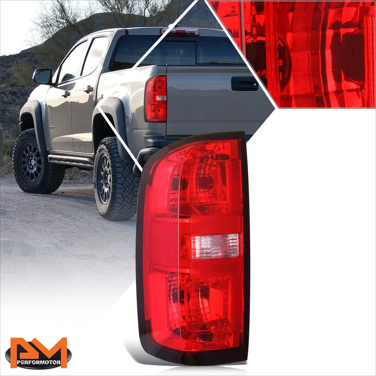 Left Side Red/Clear Lens Tail Brake Light for Chevy Colorado (2015–2022)