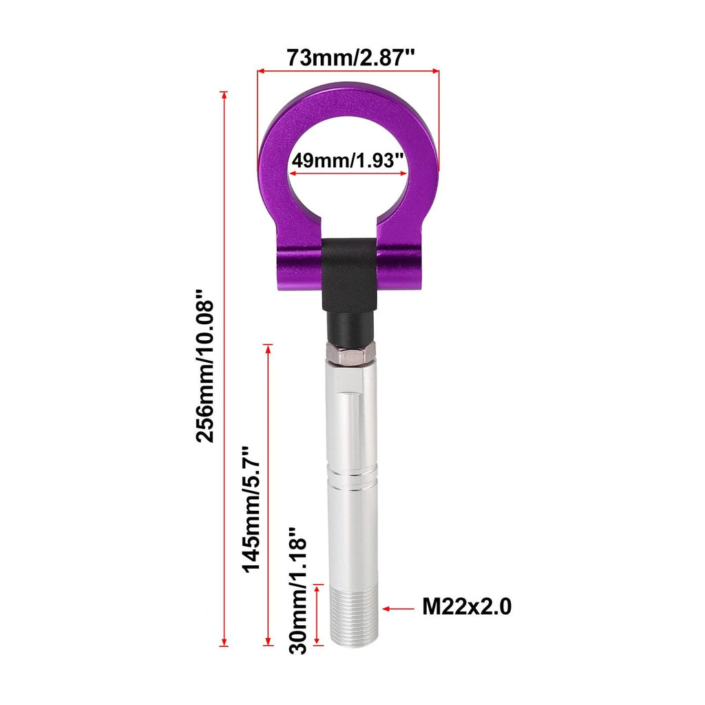 Tow Hook Trailer Ring for Toyota Avanza (2010–2023) - Purple