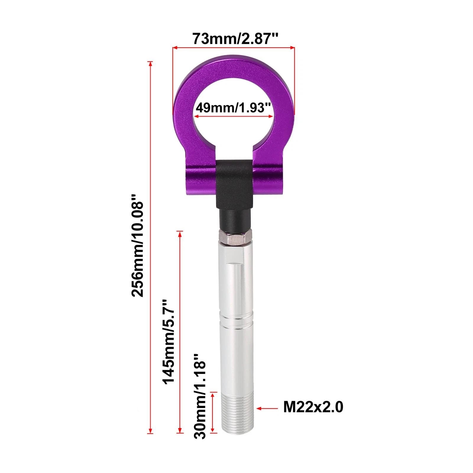 Tow Hook Trailer Ring for Toyota Avanza (2010–2023) - Purple
