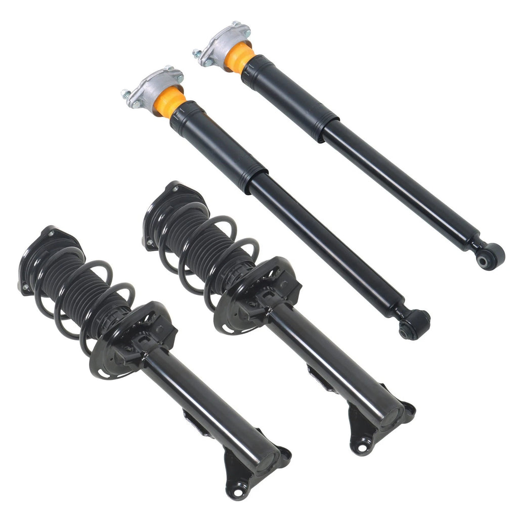Front Complete Struts & Rear Shocks for Mercedes E350 RWD (2010–2014)