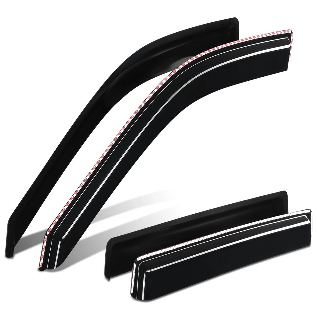 4-Piece In-Channel Wind Rain Side Window Visors for Toyota Tundra (2022–2026)