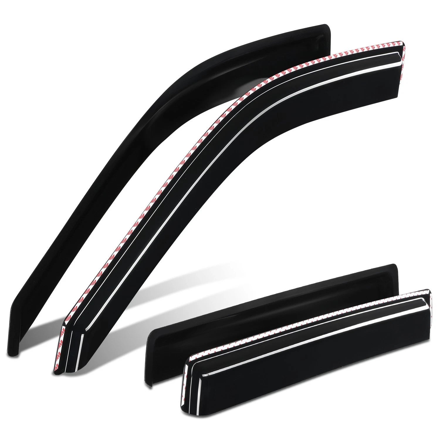 4-Piece In-Channel Wind Rain Side Window Visors for Toyota Tundra (2022–2026)