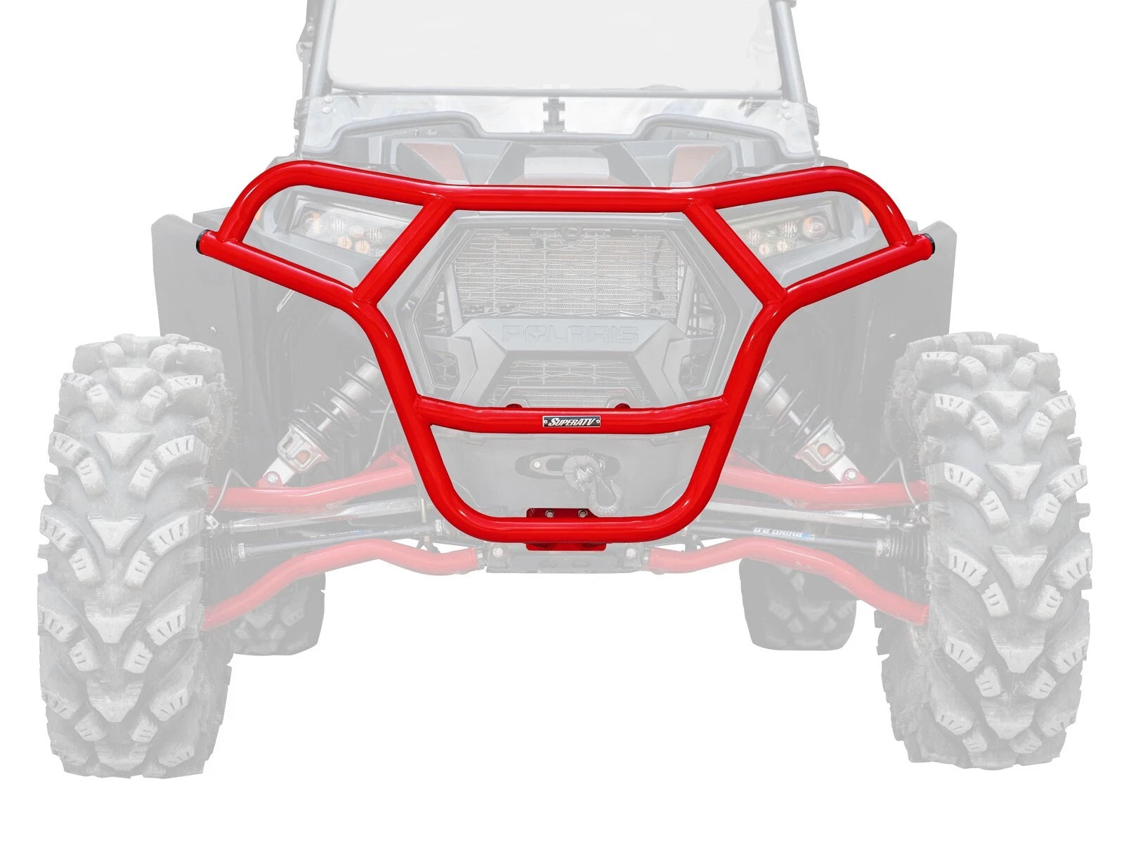Front Brush Guard Bumper for Polaris RZR XP 1000 (2019–2023) - Red