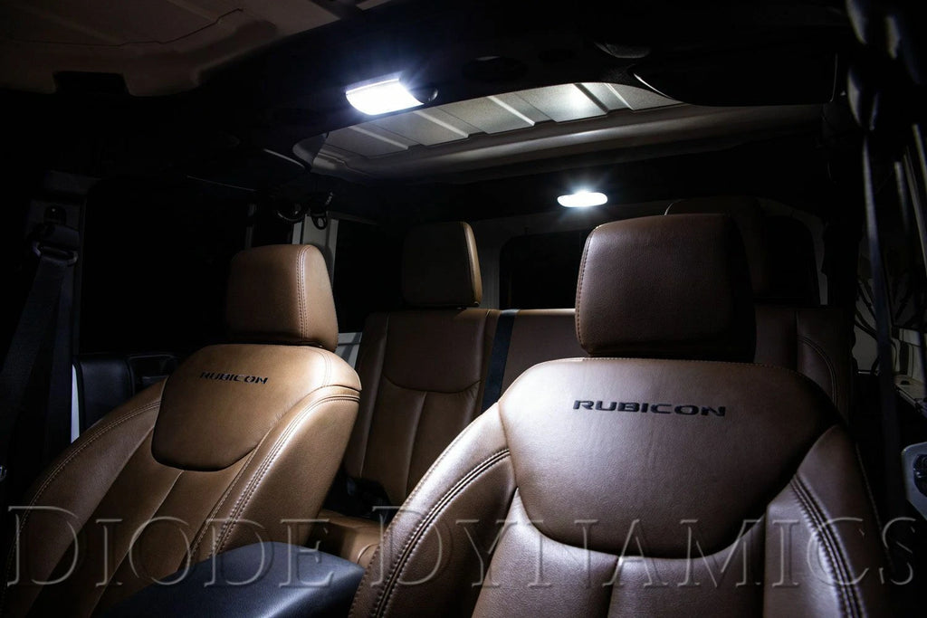 Interior White LED Light Kit for Jeep Wrangler JK (2007–2018)