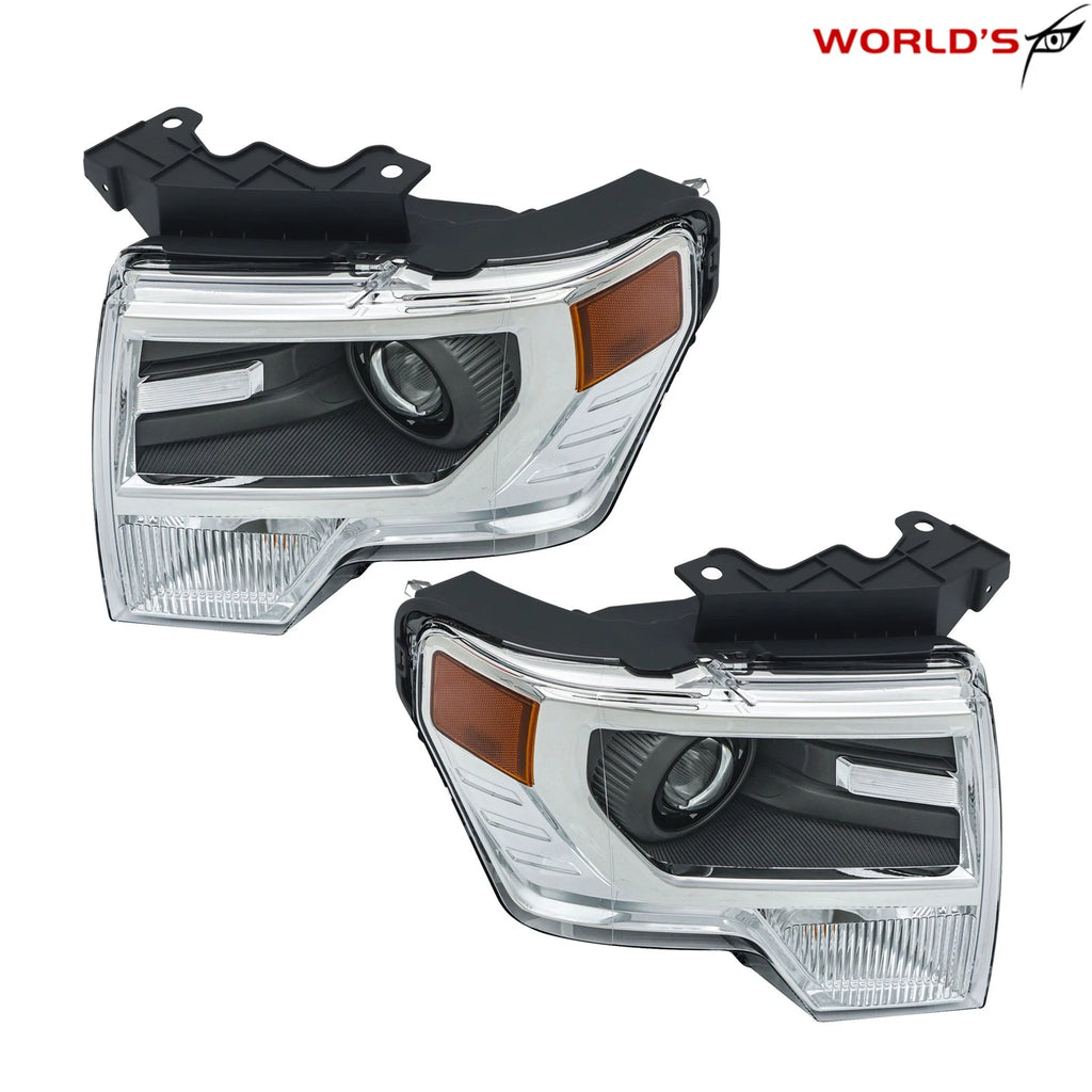 HID Projector Headlights Assembly for Ford F150 (2013–2014)