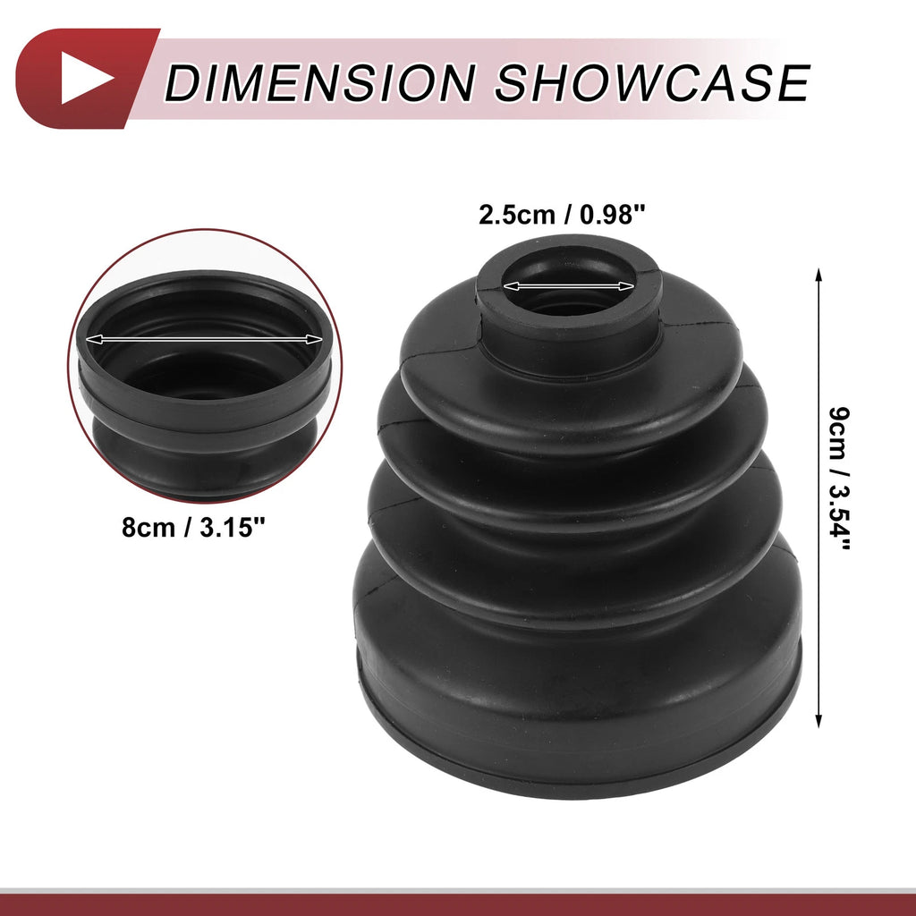 Inner CV Joint Boot Kit with Clamps for Honda CR-V (1997–2000) No.44017SWET00