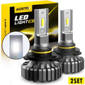 Set of 2 AUXITO LED White Headlight Bulbs HB3/9005 (20000LM)