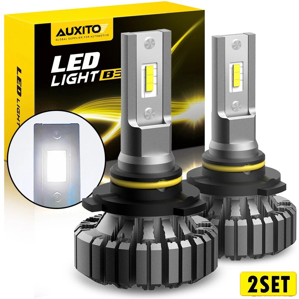 Set of 2 AUXITO LED White Headlight Bulbs HB3/9005 (20000LM)