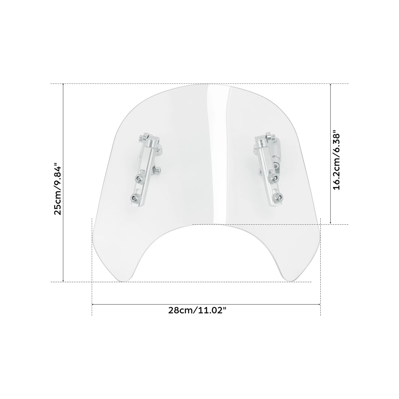 Clear Windshield for Honda CB1000SF/CB750F/ Hornet 600/250/CB550 (1990–2003)