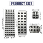 4X Accelerator & Brake Pedal Covers for Mercedes-Benz CLA180 (2015)