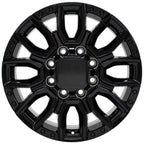 Gloss Black Wheel 20 Inch for 1999–2010 Chevy Silverado 3500 HD