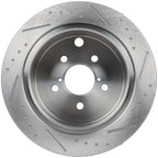 Rear Drilled Slotted Brake Rotors for Subaru Crosstrek Impreza (2012–2014)
