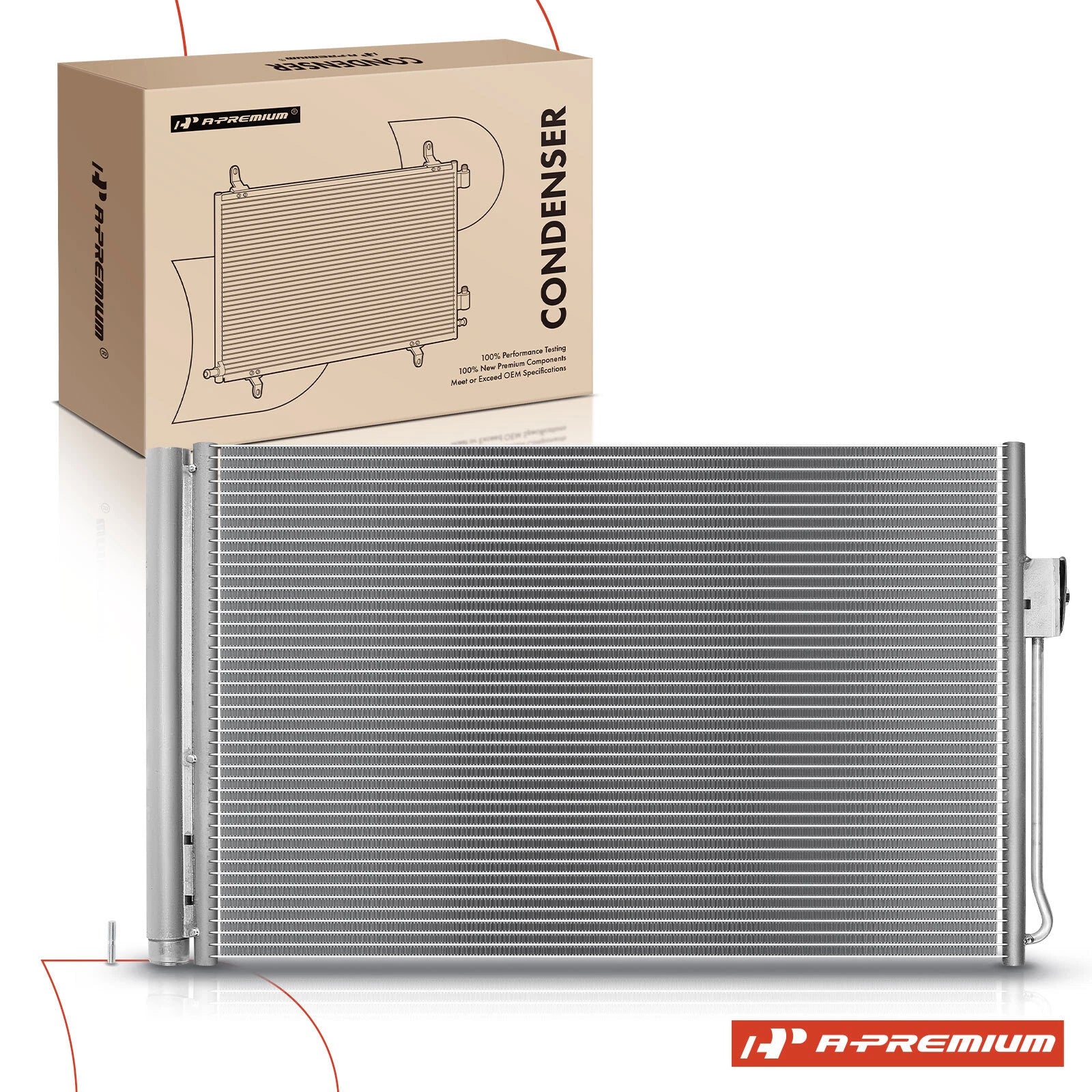A/C Condenser with Receiver Drier for Cadillac ELR (2014â2016)