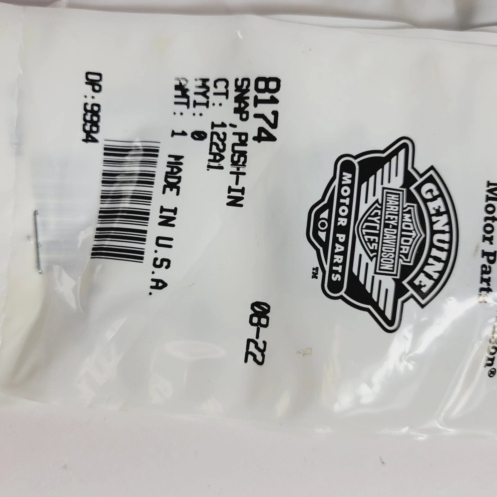 Snap Push-In for Harley-Davidson (8174)