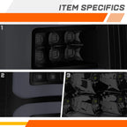 3D LED C-Tube Bar Tail Light Stop/Reverse Lamp for Ford F-150/Lobo (2004–2008)