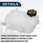 Set of 1 Coolant Expansion Overflow Tank with Cap No. 95201979 for Buick Encore (2013–2020)