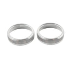 Silver AC Air Switch Ring Cover Trim for Lexus NX250 350h 450h (2022-2024)