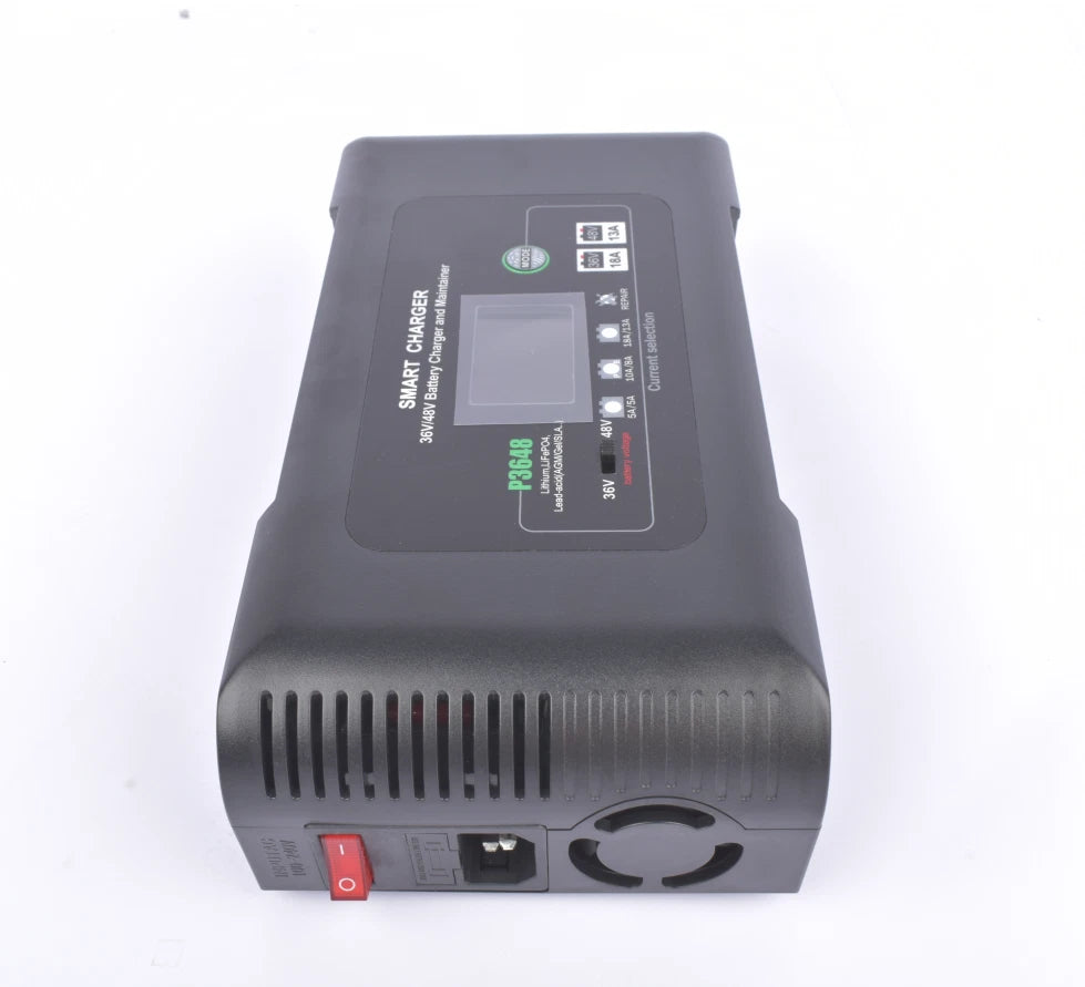 Battery Charger for EZGO RXV & TXT Golf Carts (48V, 36V)