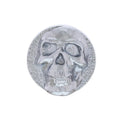 Universal 3D Dash Control Knob for Hot Rod Rat Rod Interior Chrome Skull