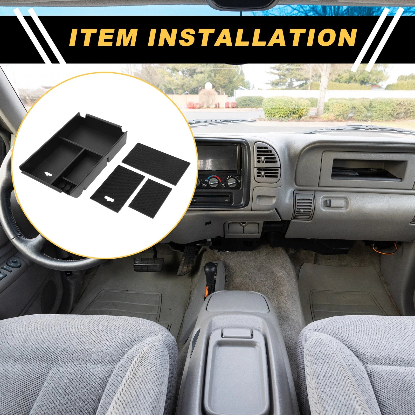 Center Console Armrest Organizer Tray for Ford F-150 (2011–2014)